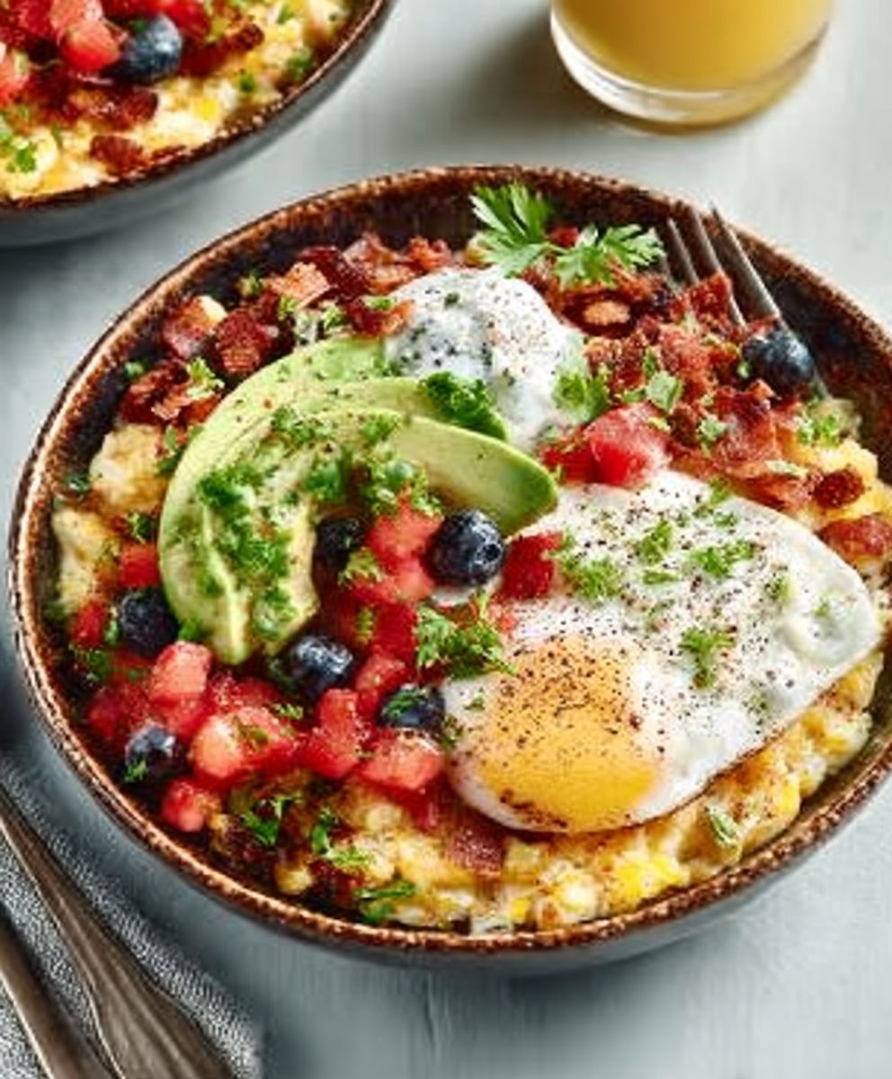 High Protein Breakfast Bowls
