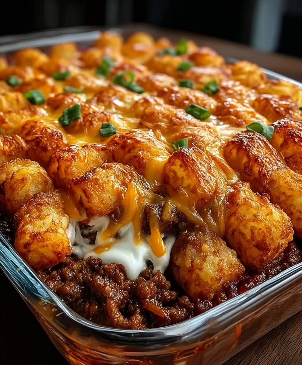 Chili Cheese Tater Tots