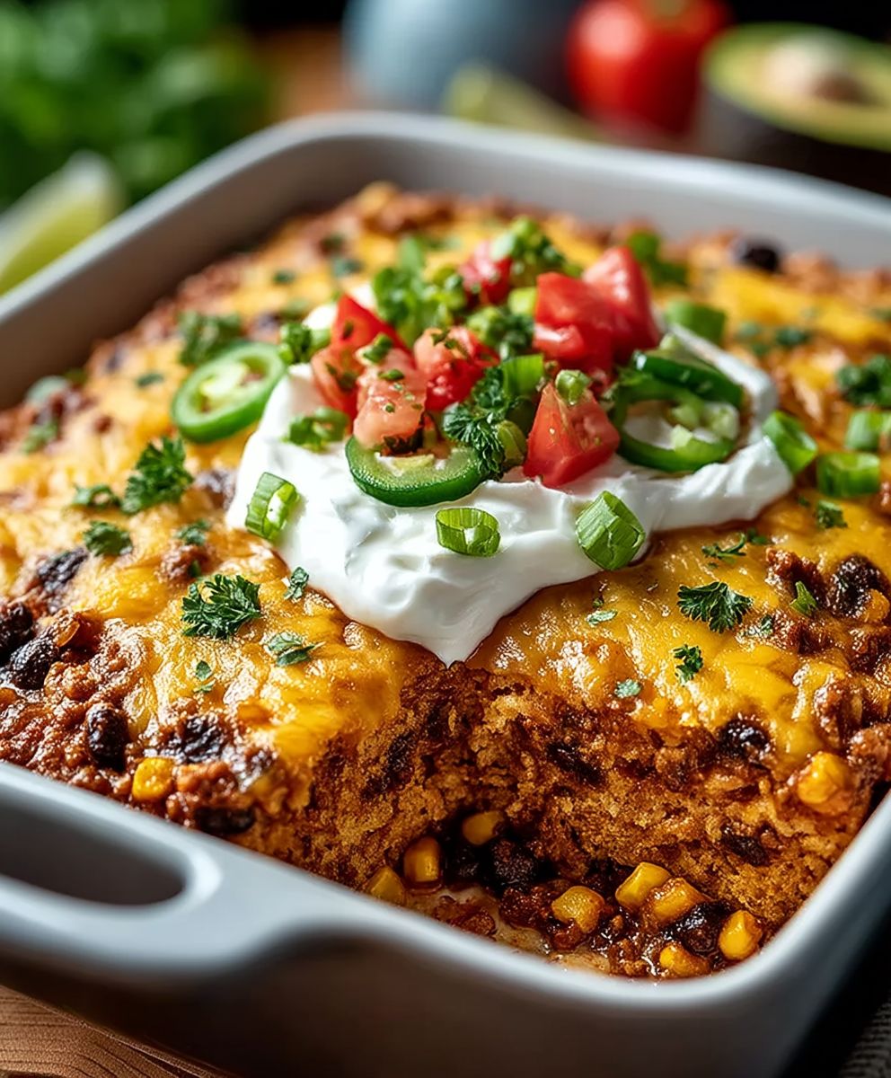 keto taco casserole