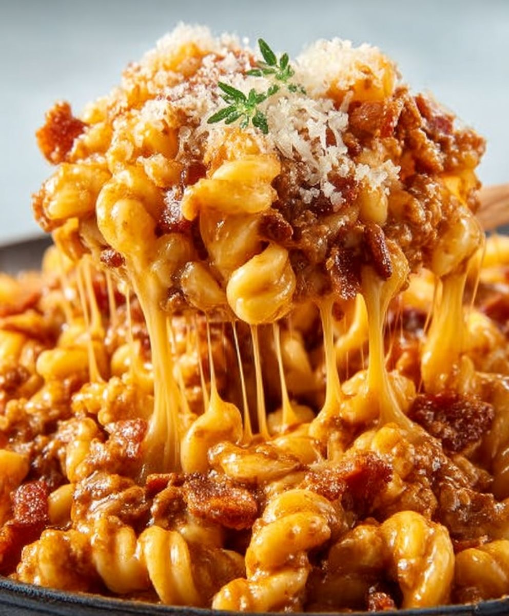 Loaded Bacon Cheeseburger Pasta