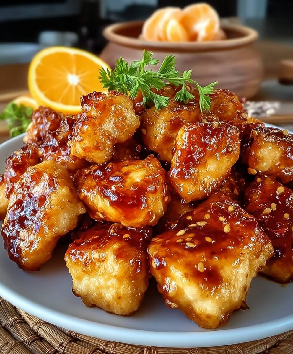 Air Fryer Orange Chicken