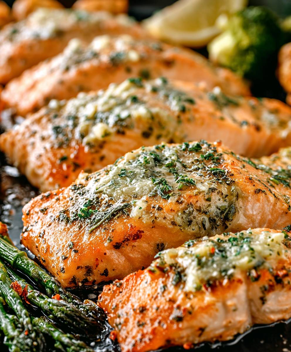 Garlic Butter Baked Salmon