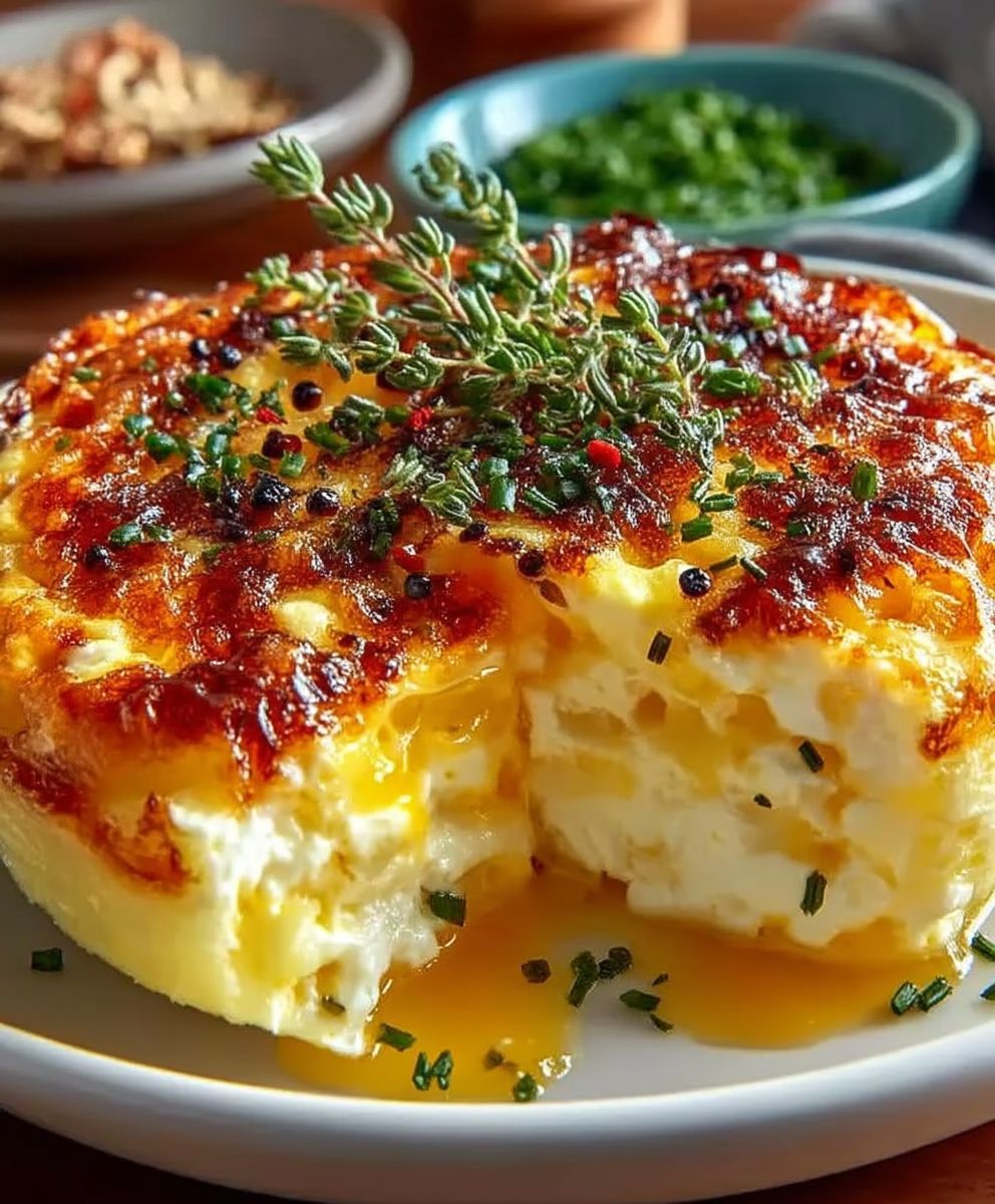 Baked Cottage Cheese Eggs