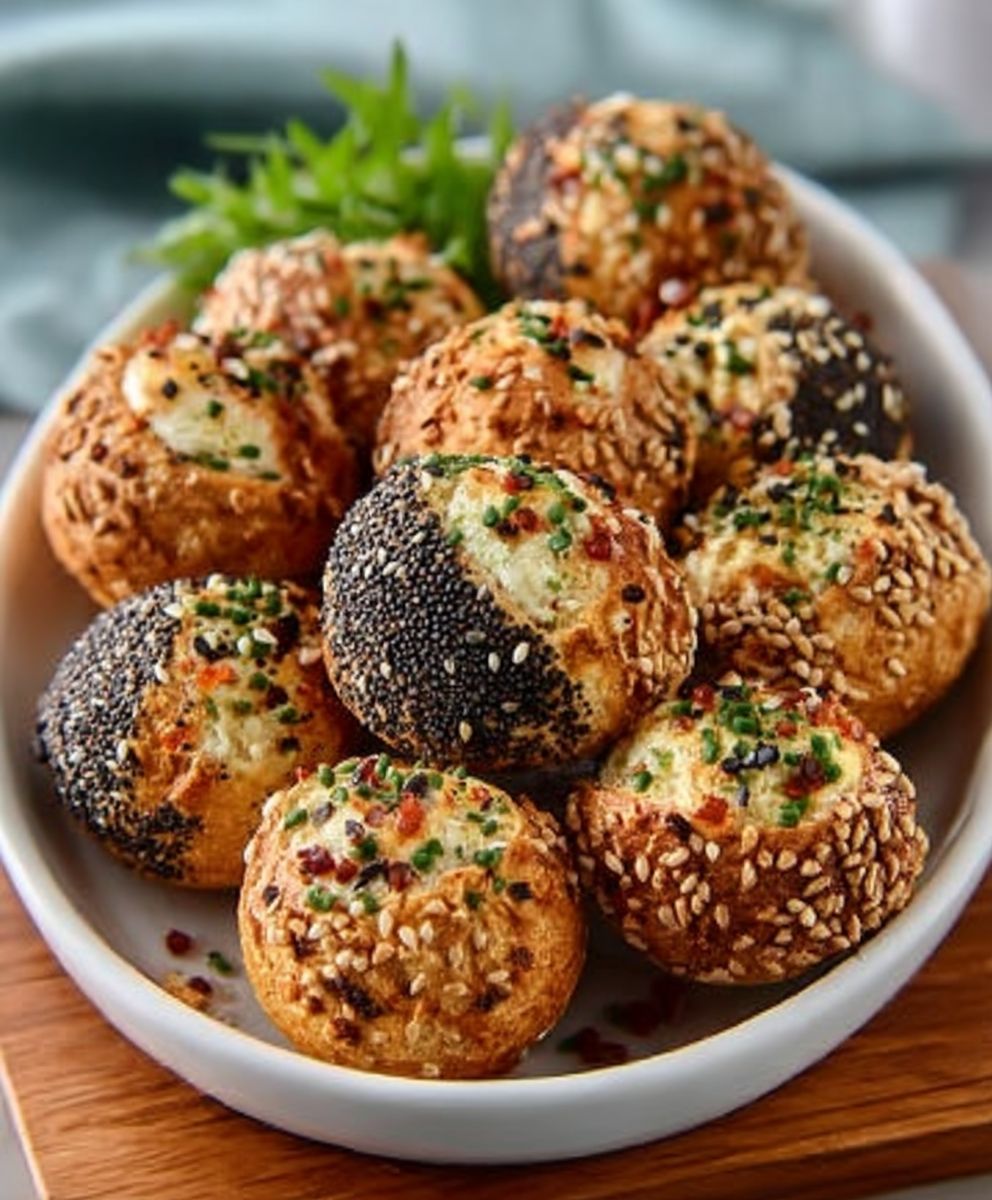 High-Protein Bagel Bites