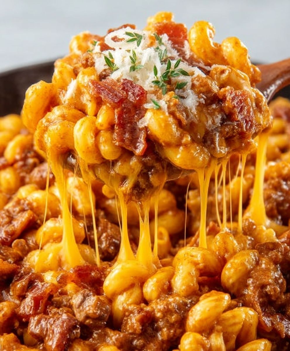 Loaded Bacon Cheeseburger Pasta