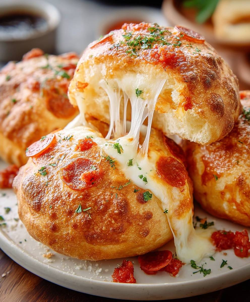 Air Fryer Pizza Bombs