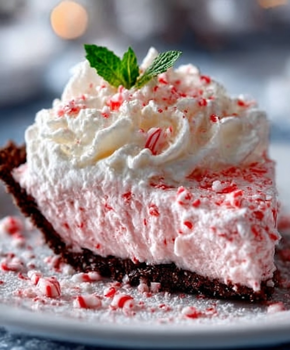Christmas Peppermint Pie