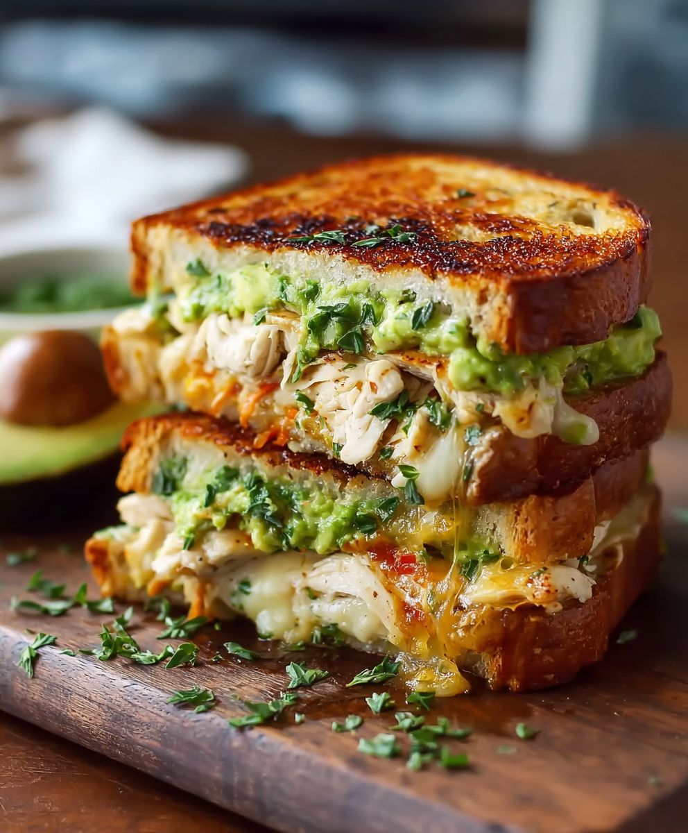 Grilled Chicken Avocado Melt