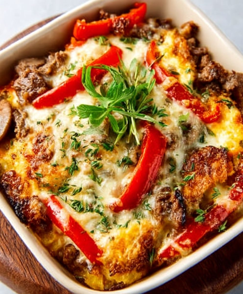 Low Carb Philly Cheesesteak