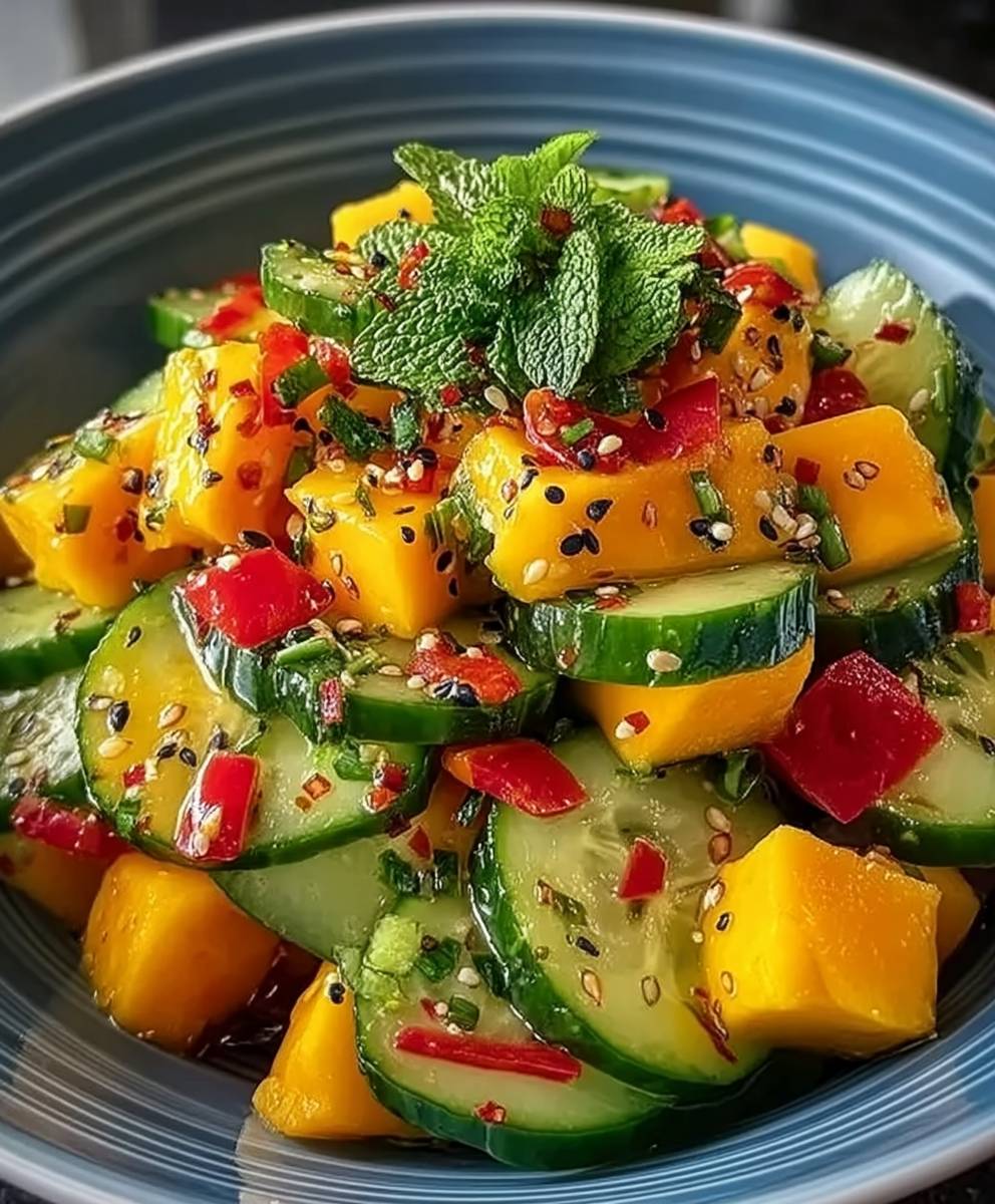 Thai Mango Cucumber Salad