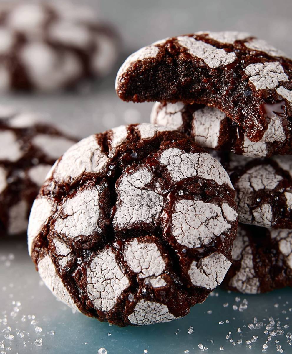 Chocolate Crinkle Cookies