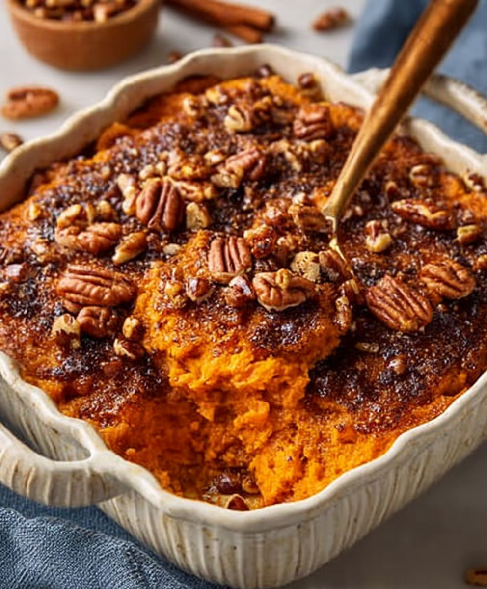 Sweet Potato Casserole Pecan Topping
