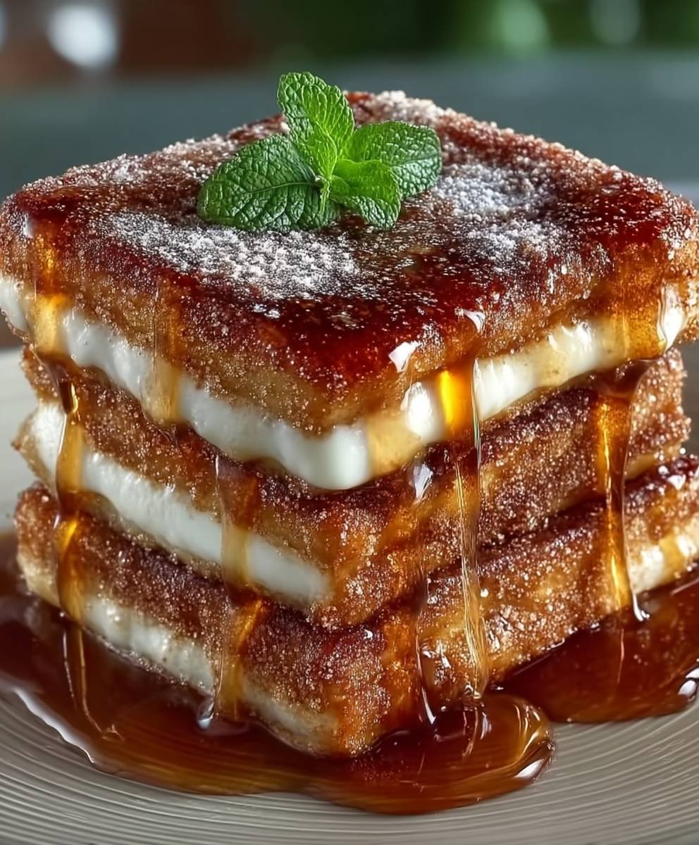 Churro Stuffed French Toast