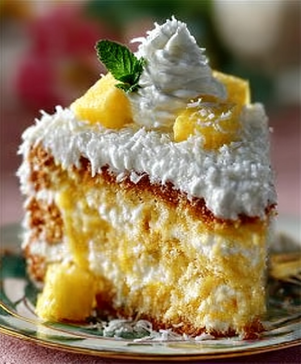 Pineapple Coconut Dream Cake