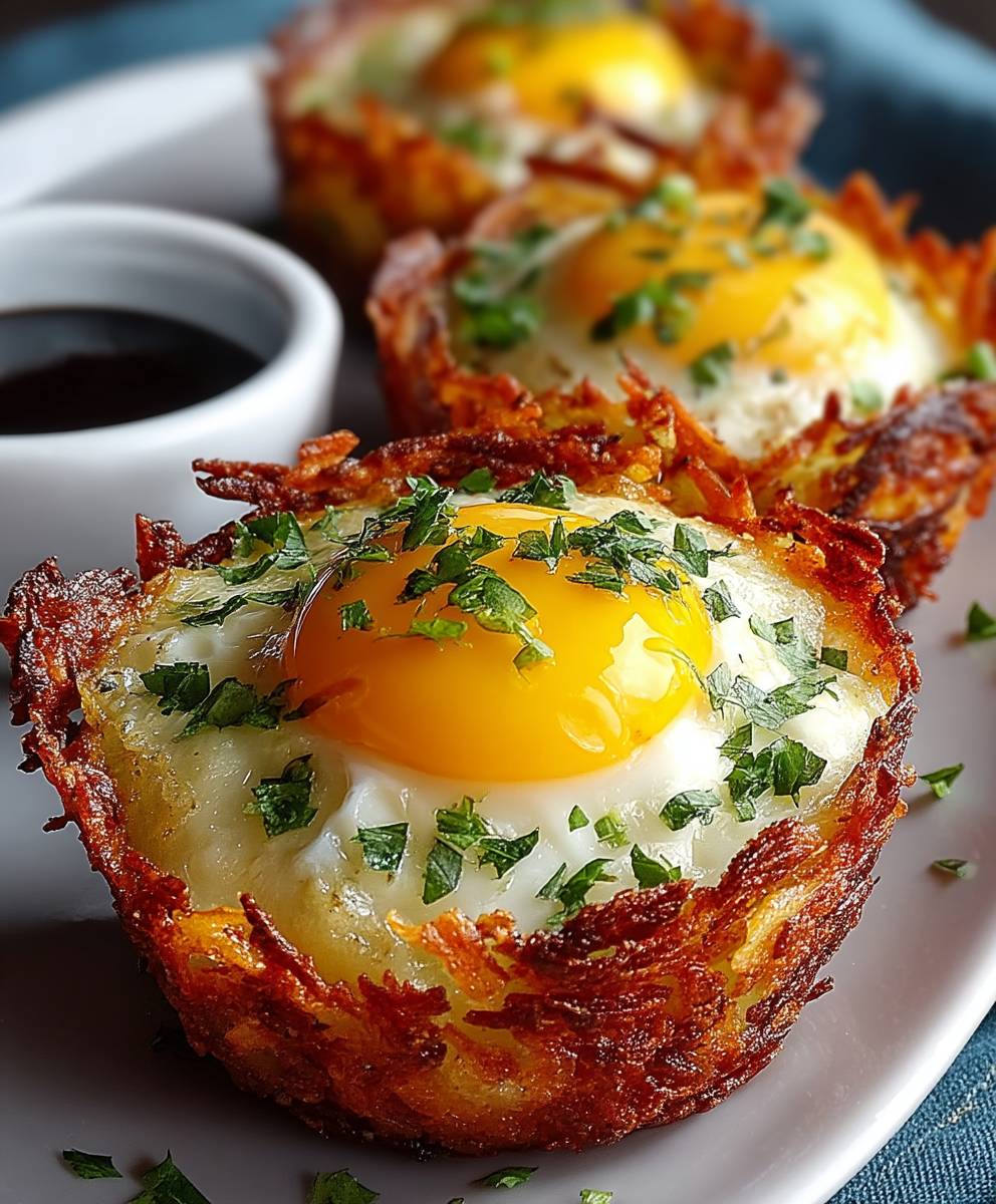 Crispy Hash Brown Baskets