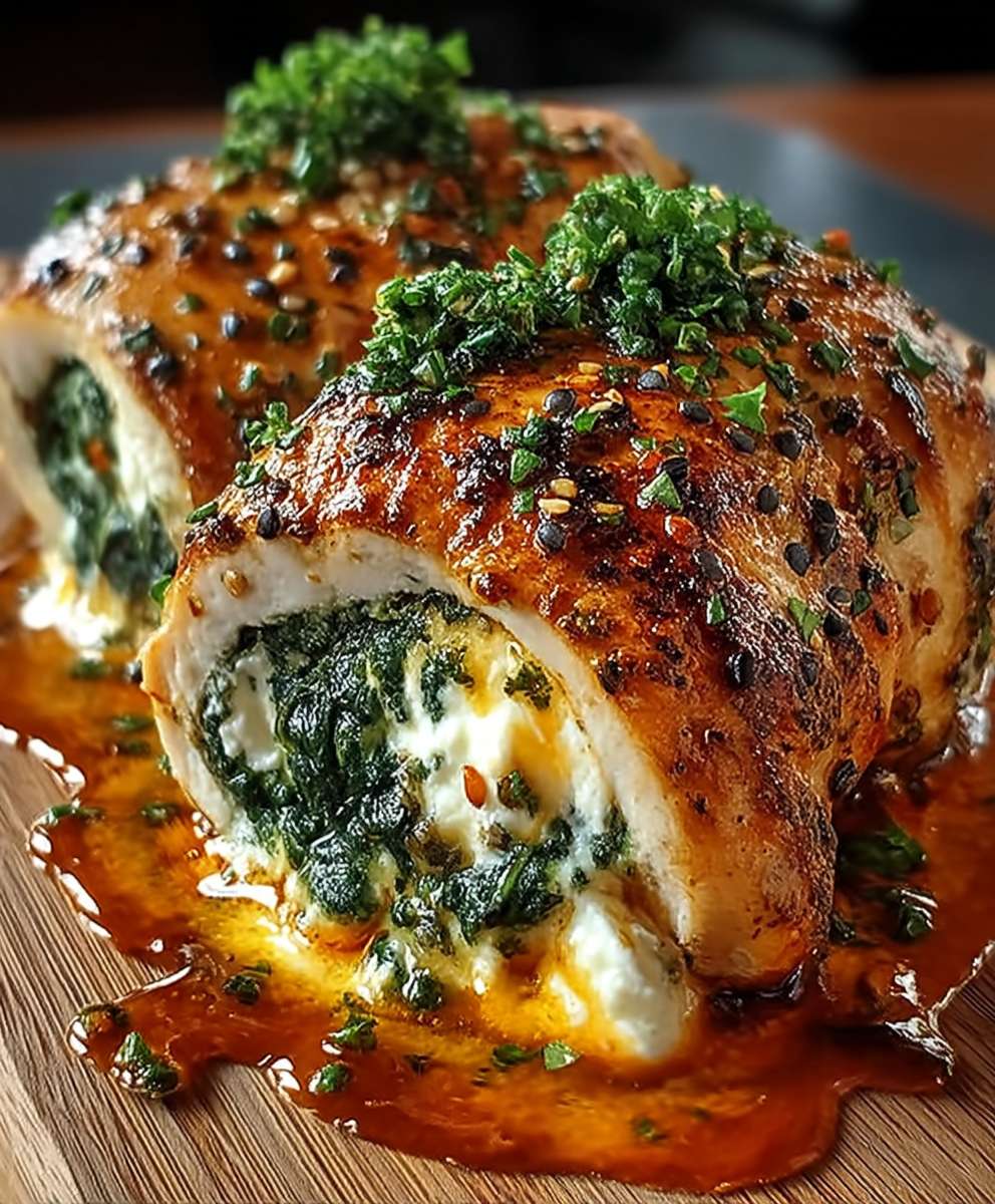 Herbed Ricotta Stuffed Chicken
