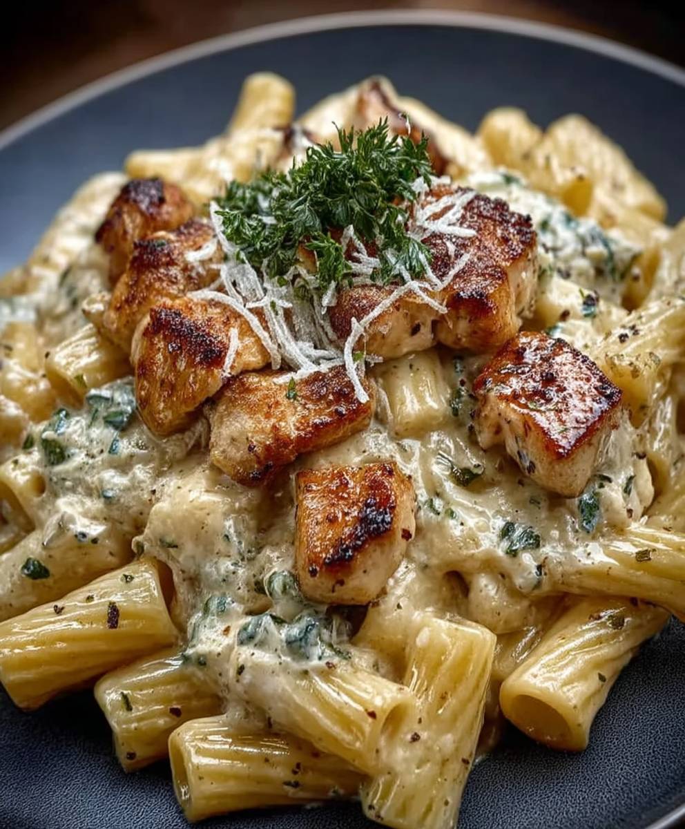Chicken Rigatoni Alfredo