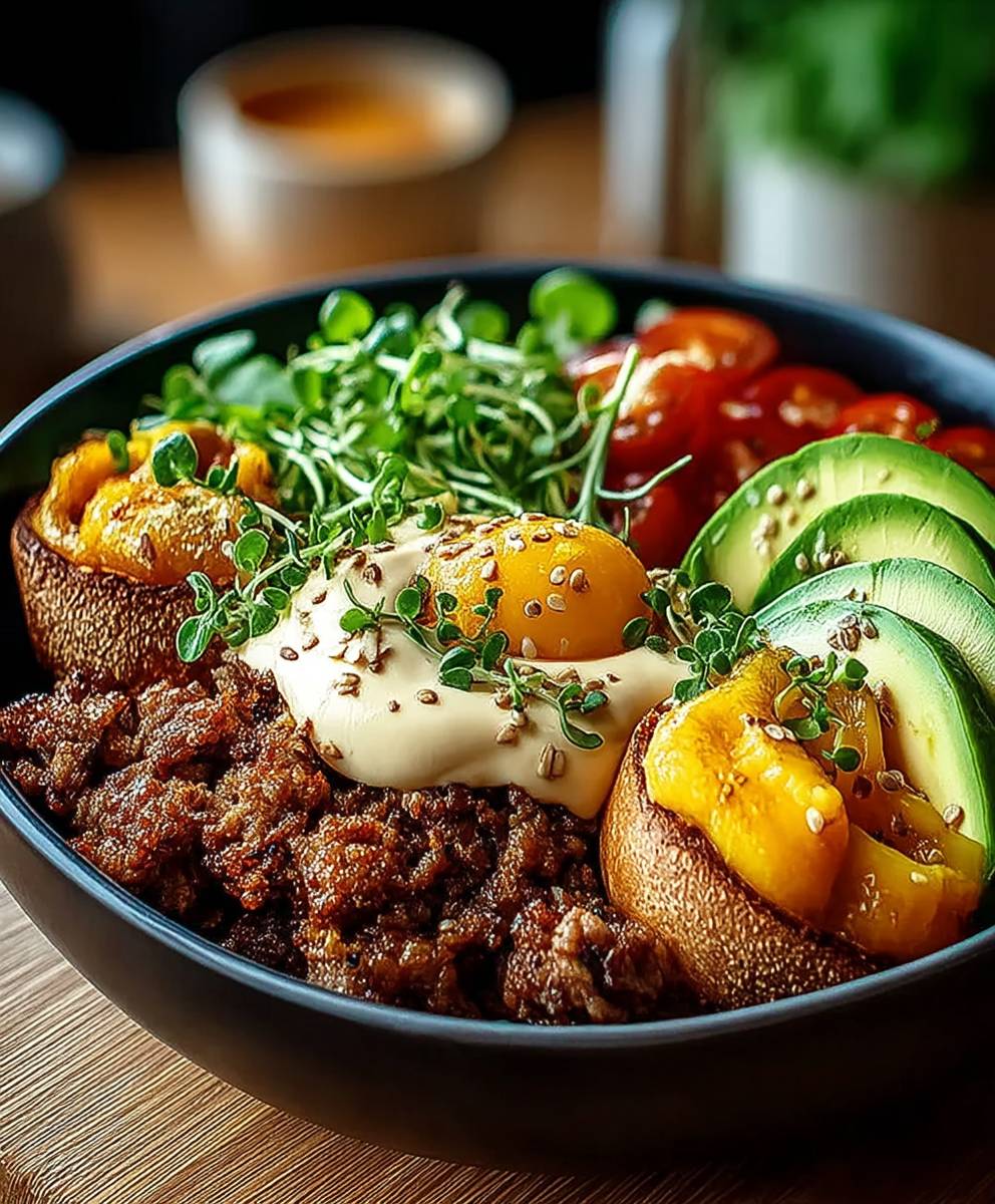 Burger Bowls for Healthy Eating
