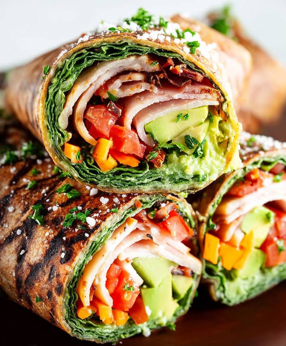 Grilled BLT Wraps