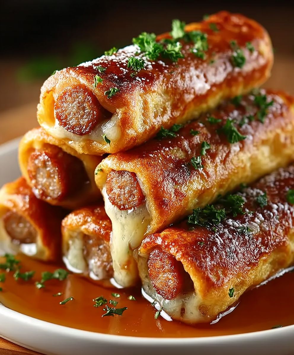 Sausage French Toast Roll-Ups