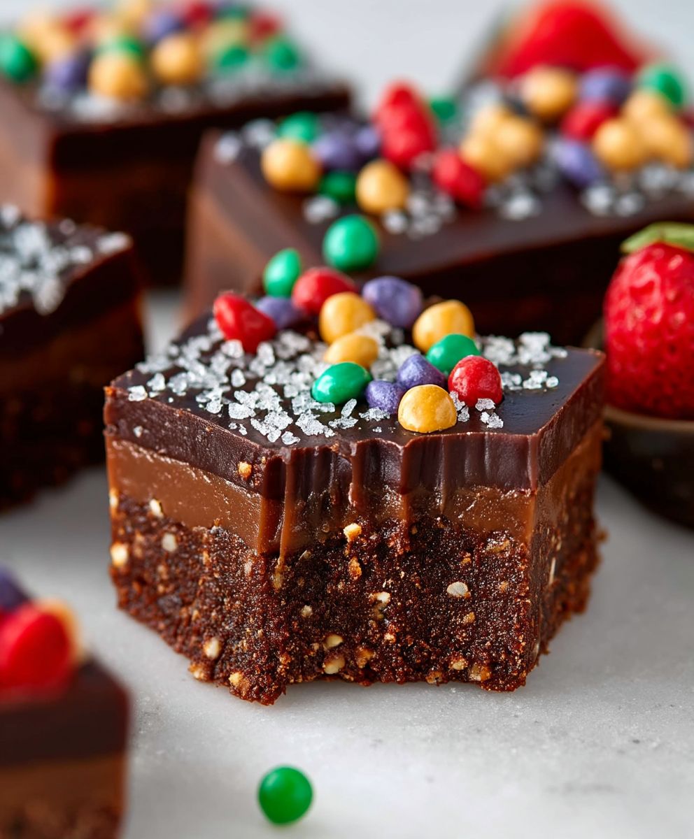 No-Bake Vegan Brownies