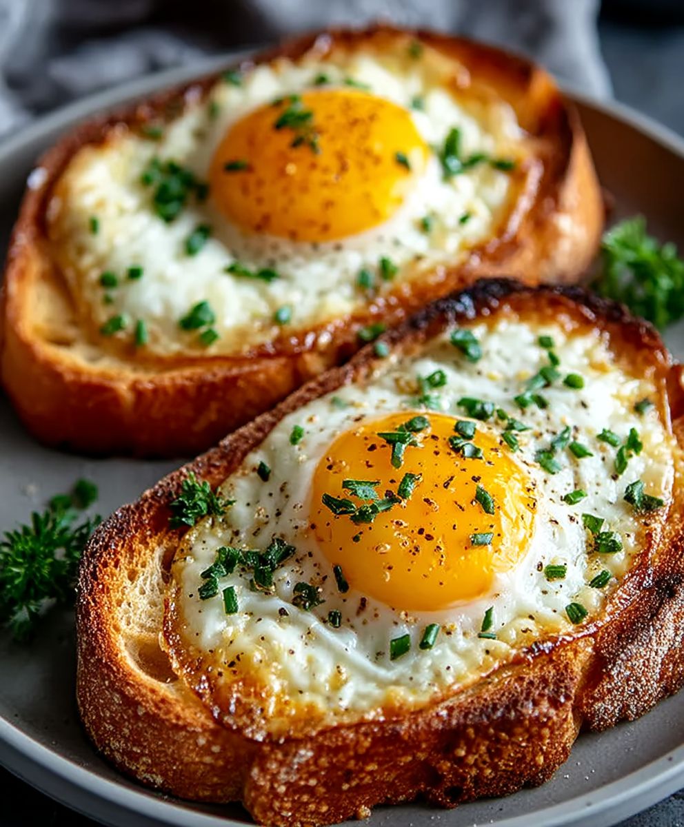 Air Fryer Egg Cheese Toast
