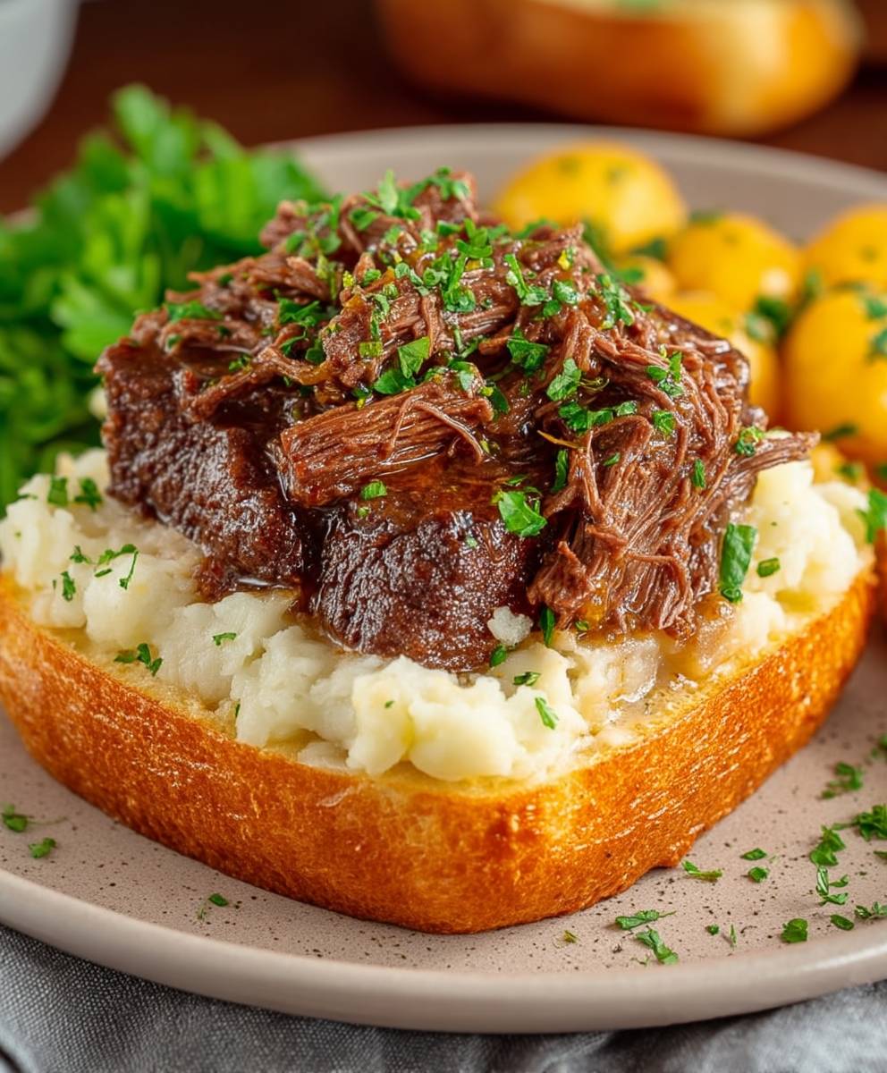 Slow Cooker Beef Manhattan