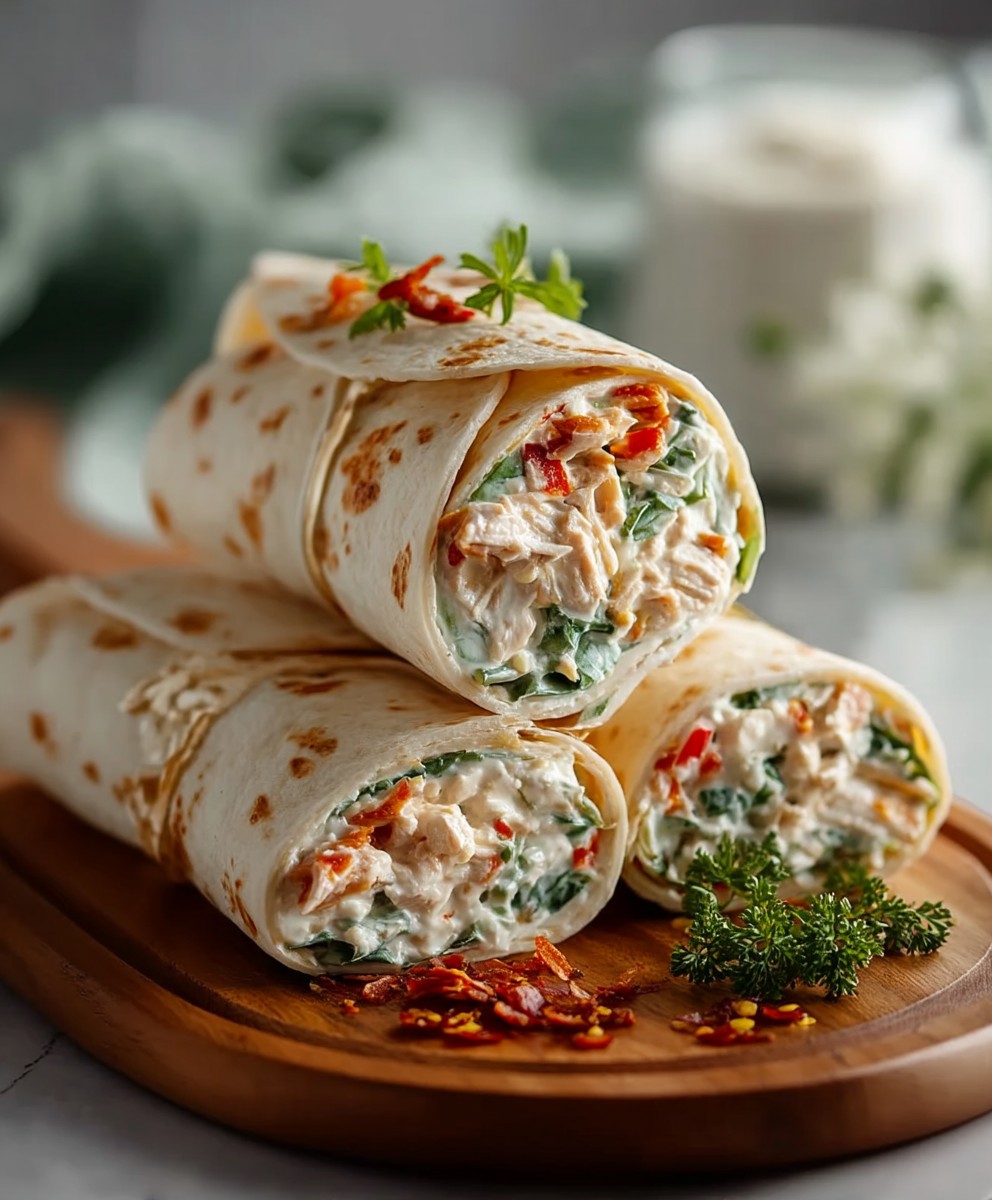 Creamy Chicken Salad Wrap image 2
