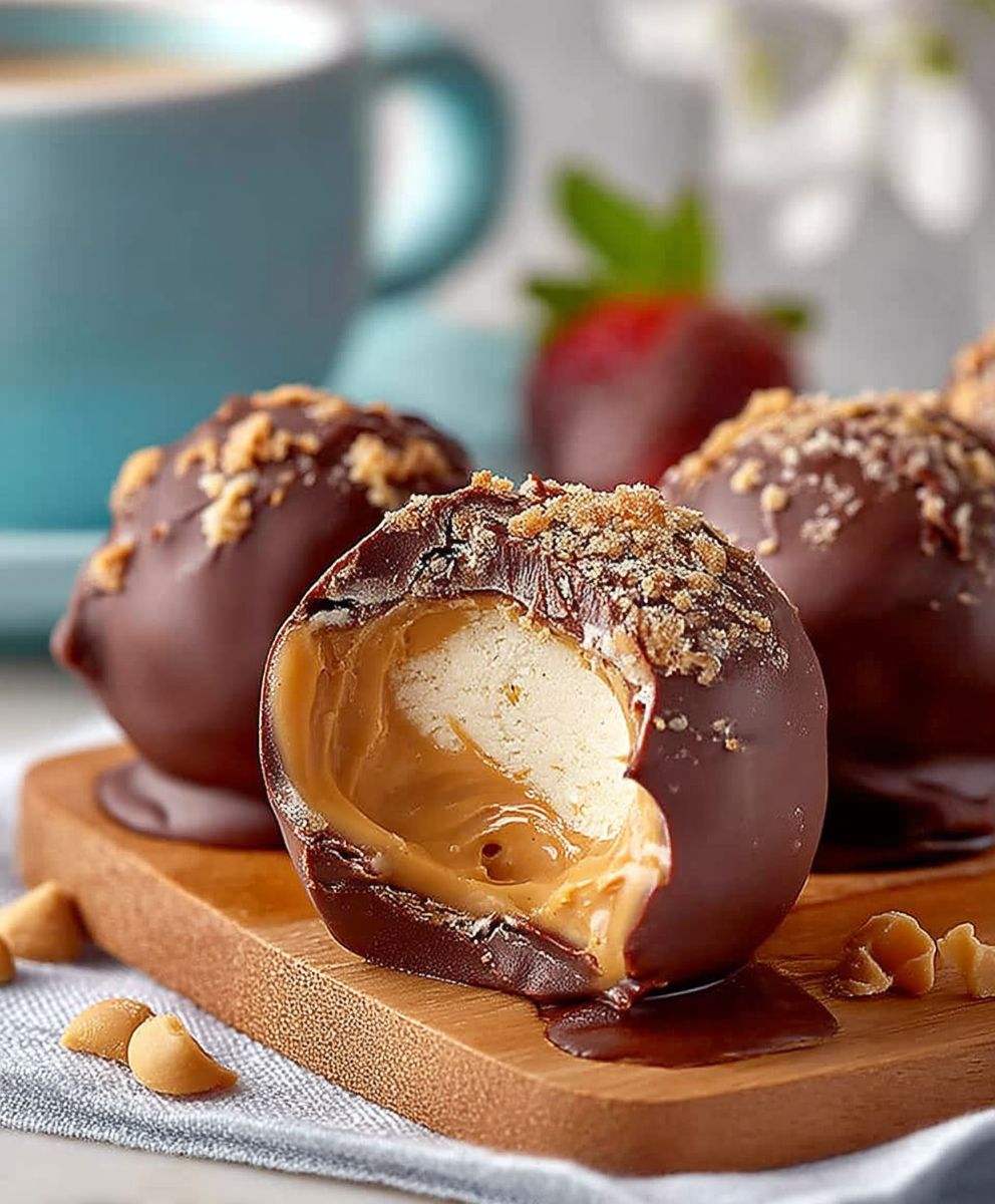 Healthy Frozen Peanut Butter Greek Yogurt Bites | Easy Snack Recipe image 2