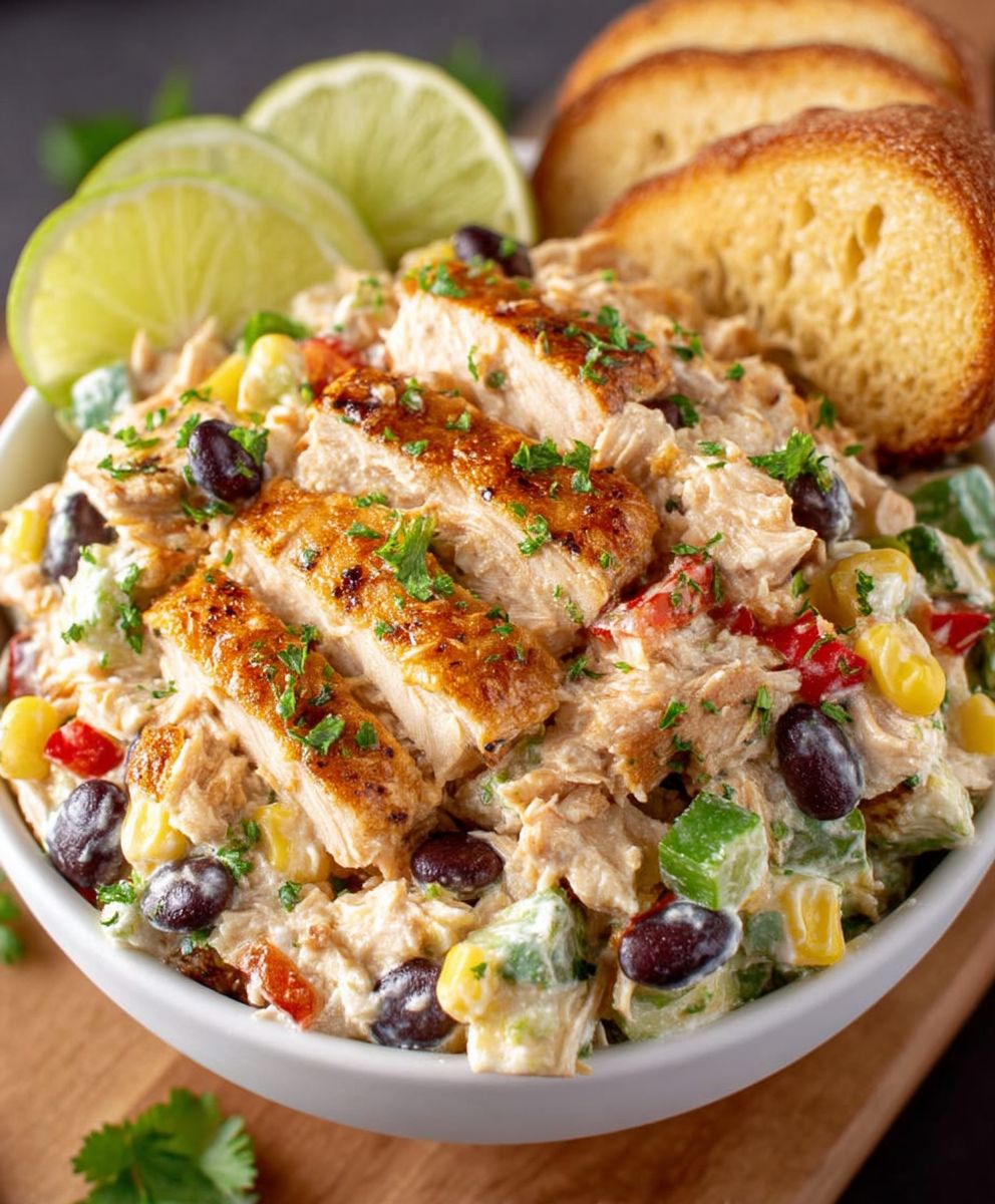 High Protein Southwest Chicken Salad image 2