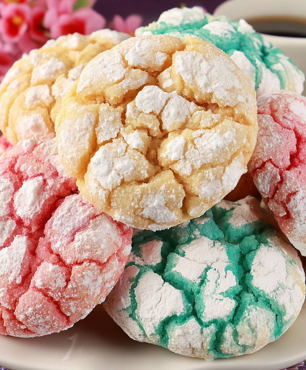 Springtime Crinkle Cookies – Soft and Chewy Dessert Recipe image 2