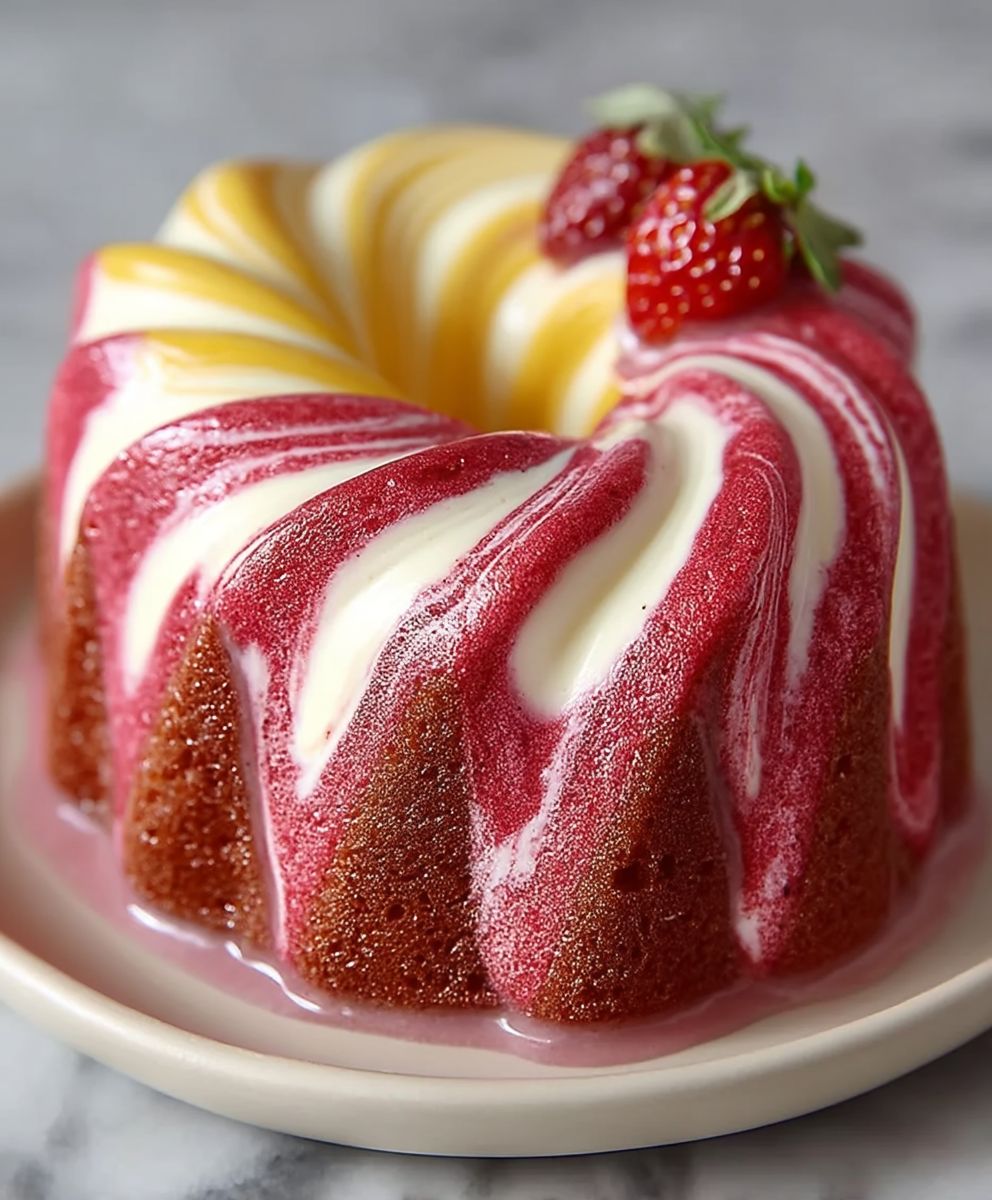 Strawberry Milkshake Pound Cake: A Deliciously Moist Recipe image 2