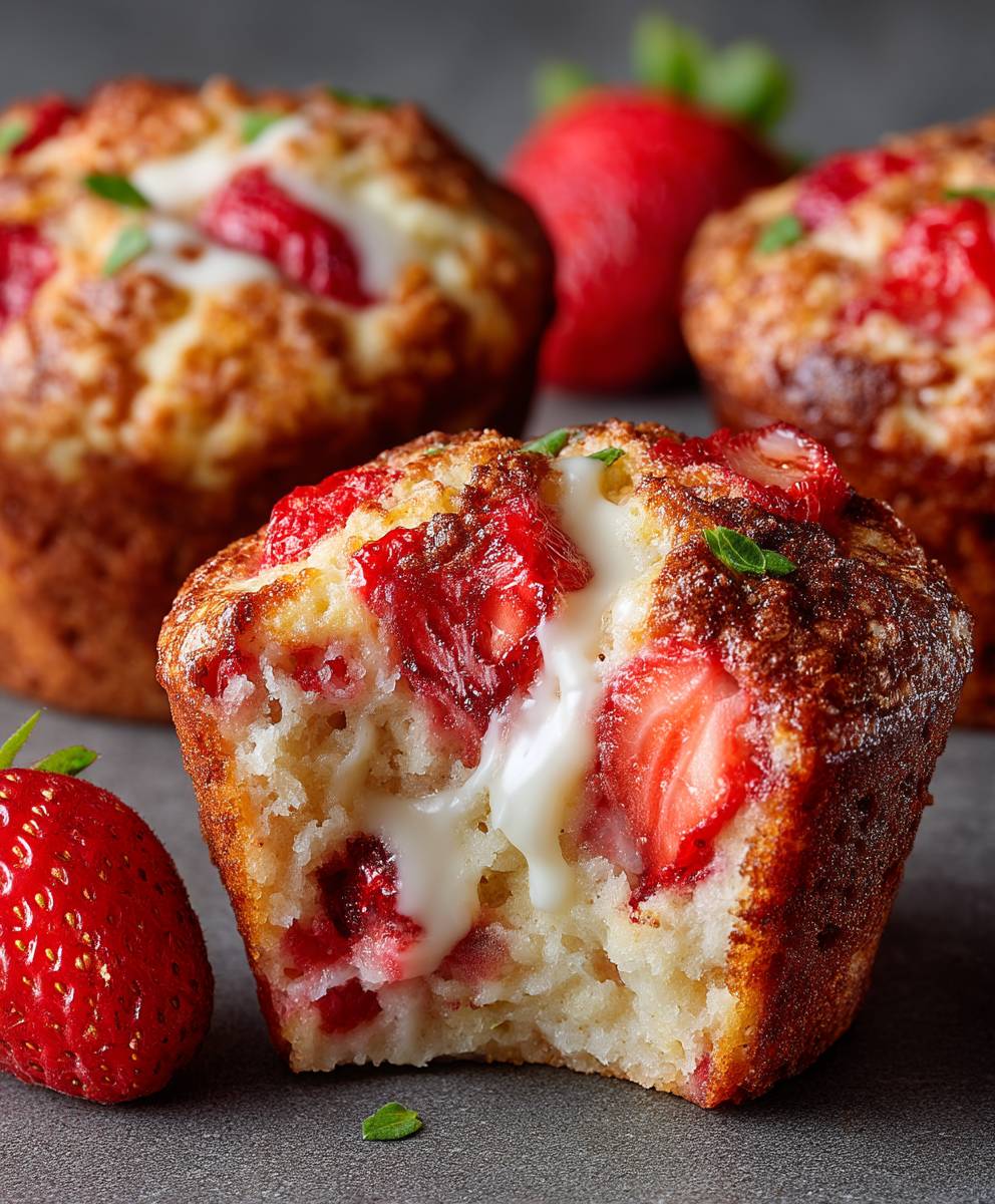 Strawberry Protein Muffins | Low-Carb High-Protein Bariatric-Friendly image 2