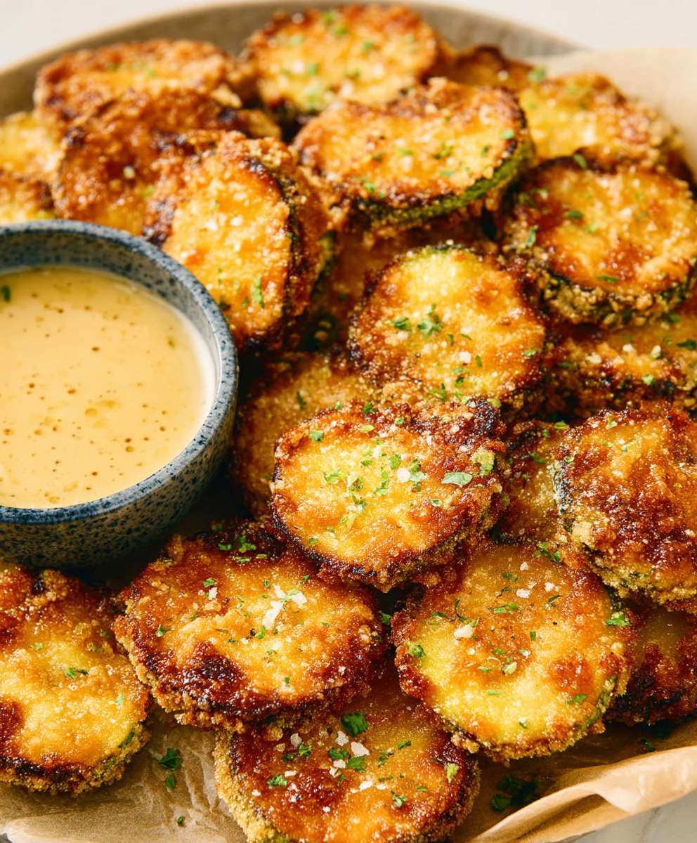 Crispy Air Fryer Fried Pickles image 2