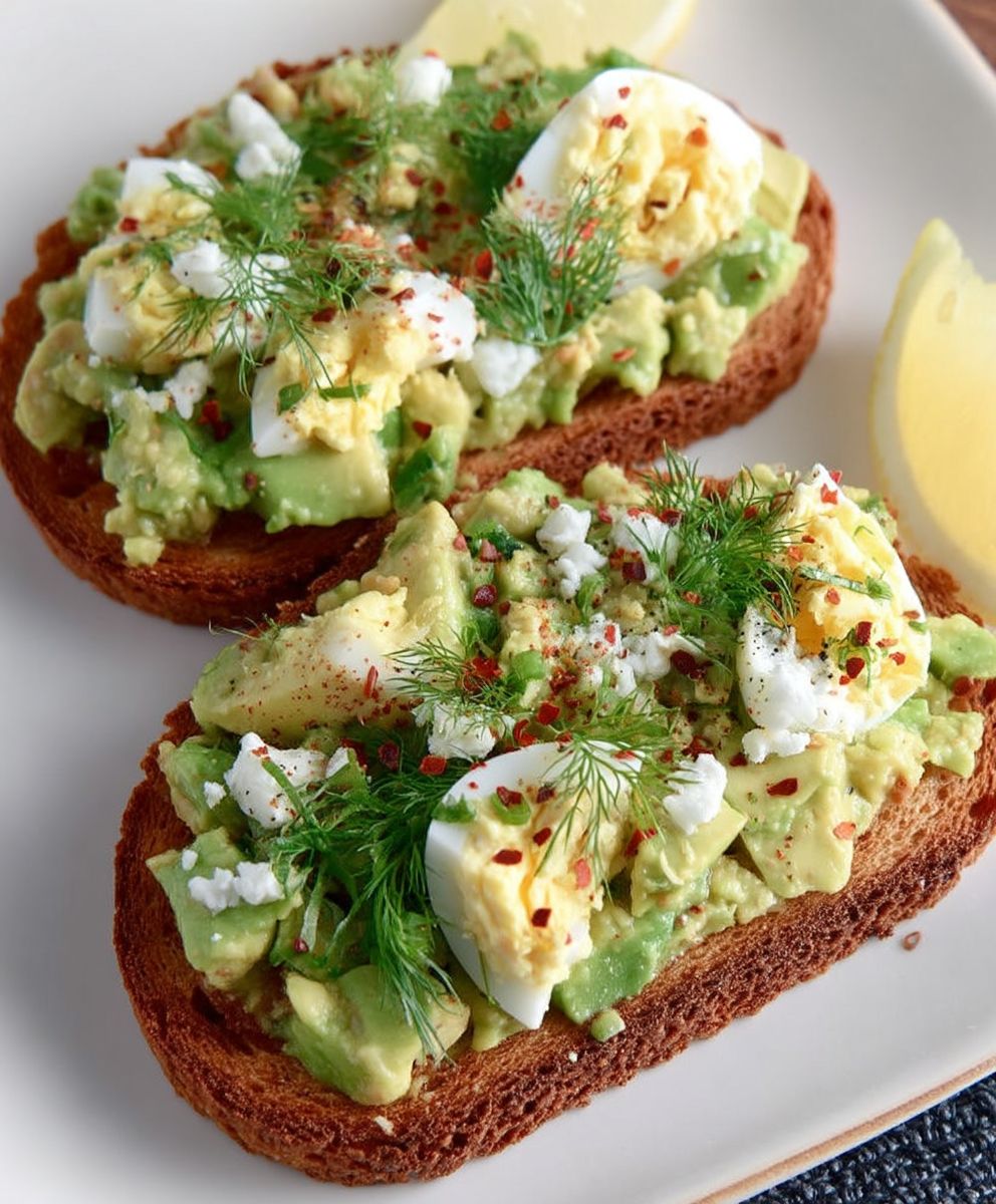 Mediterranean Avocado Egg Salad | Simple Zesty Healthy Lunch Recipe image 2