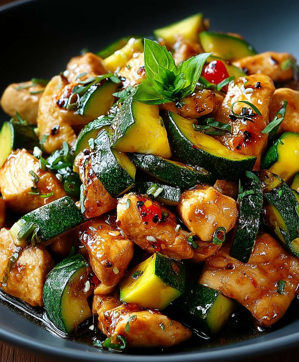 Quick Chicken Zucchini Stir Fry | Easy Healthy Weeknight Dinner Recipe image 2